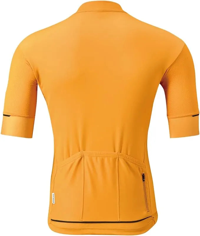 PEARL iZUMi First Race Jersey in Amber colorway, alternate view.