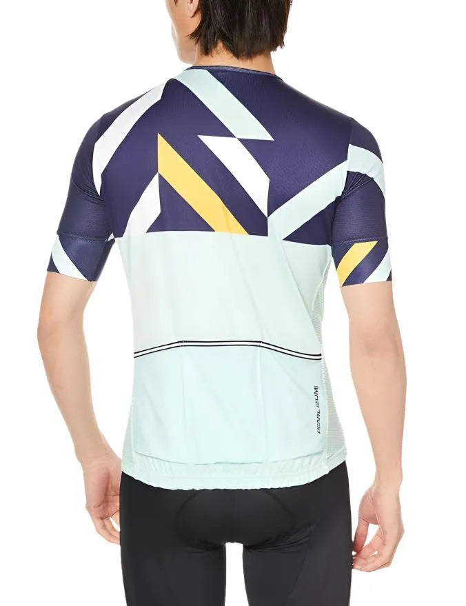 PEARL iZUMi Mesh Ventilation Jersey in Navy colorway, alternate view.
