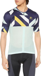PEARL iZUMi Mesh Ventilation Jersey in Navy colorway, front view.