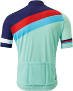 PEARL iZUMi Printed Jersey in Diagonal colorway, alternate view.