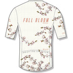 PEARL iZUMi Printed Sakura Jersey in off-white with cherry blossom print, alternate view.