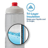 Polar Sport Insulated Fly Dye Bottle – Stylish Blackberry 24oz BPA-free water bottle designed for cycling and sports.