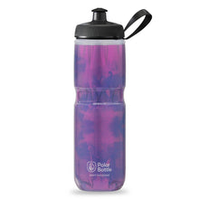 Polar Bottle Sport Insulated Fly Dye – Blackberry edition, lightweight and squeezable for effortless hydration.