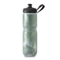 Polar 24oz Sport Water Bottle – Leakproof insulated bottle in Olive Green and Silver with ergonomic grip and Dash Handle.