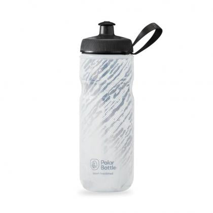Polar insulated water bottle with Tri-Layer cooling and easy-squeeze grip