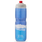710ml Polar Breakaway Dawn to Dusk bike bottle with Surge Cap – Cobalt/Sky Blue
