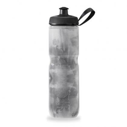 Monochrome 710ml Polar Bottle – stylish insulated bottle with integrated Dash Handle™