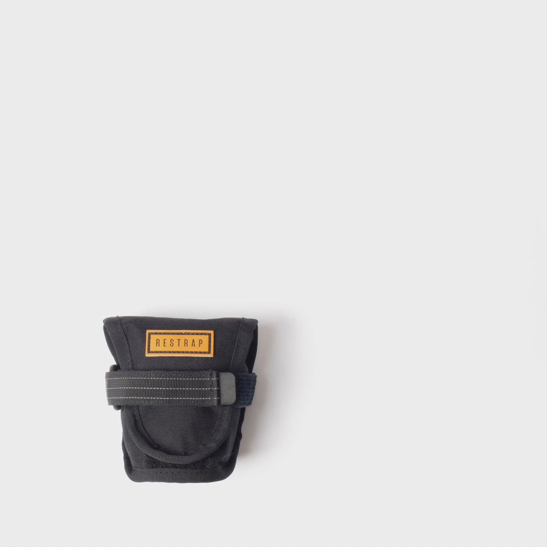 Lightweight Restrap tool pouch with reflective detailing