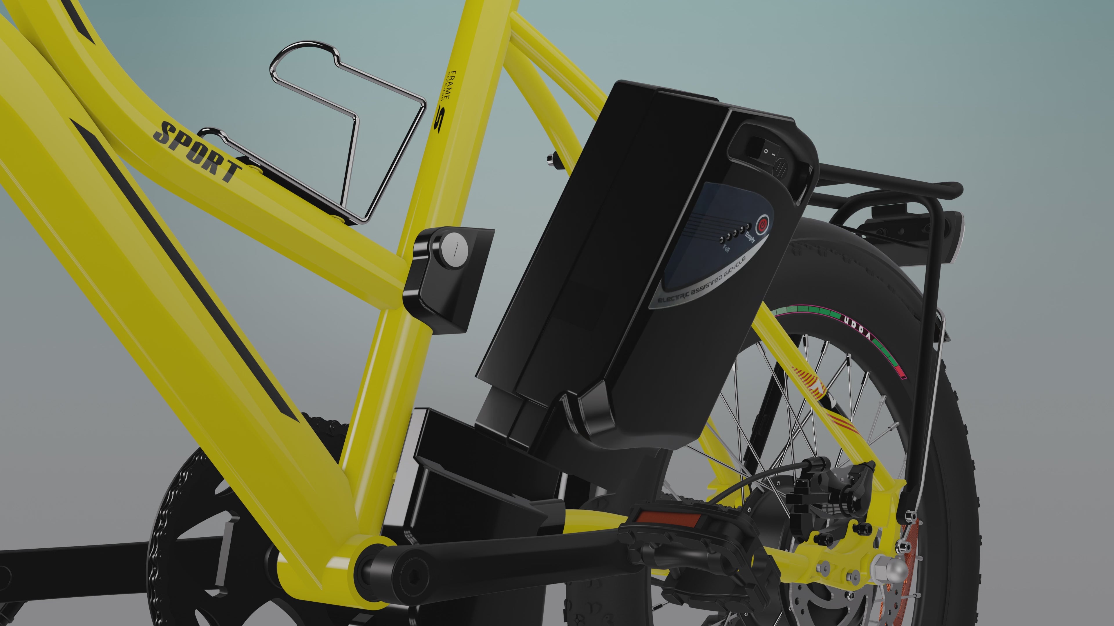 Vaan Urbansport Pro E-Bike (Yellow)