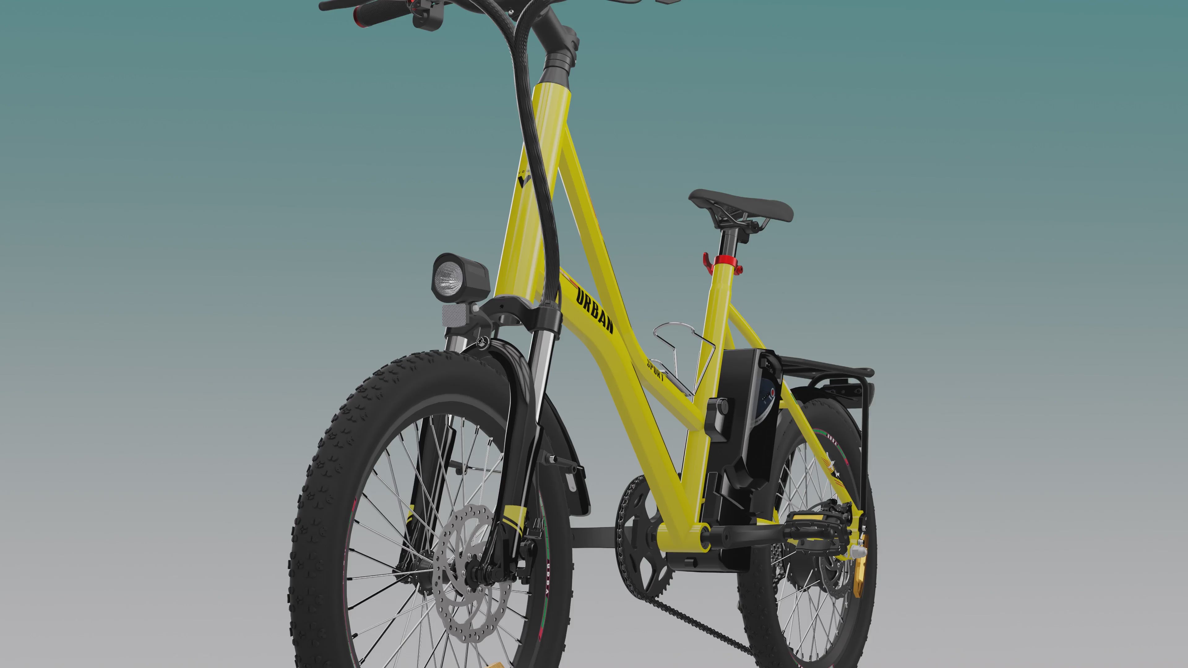 Vaan Urbansport Pro E-Bike (Yellow)