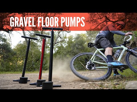 Matt black Lezyne Sport Gravel Drive floor pump with extra-long hose

