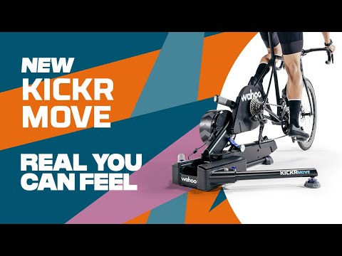 Showing instruction video of KICKR MOVE Smart Trainer