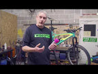 A 400ml can of Juice Lubes Fork Juice, an essential spray for lubricating and maintaining mountain bike suspension forks.