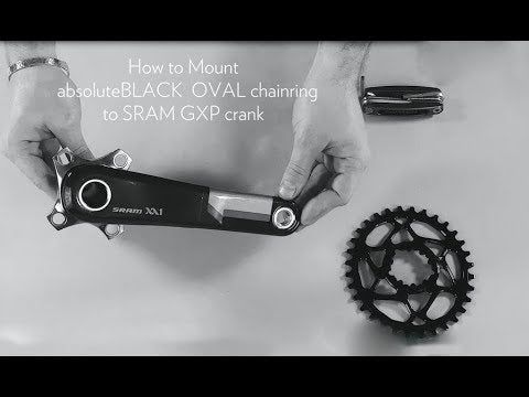 absoluteBLACK SRAM direct mount oval chainring video