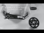 absoluteBLACK SRAM direct mount oval chainring video