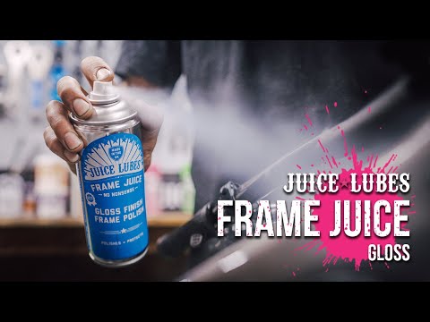 Juice Lubes Frame Juice - Frame Polish (400ml), designed to repel dirt and enhance the appearance of all bike frame materials.