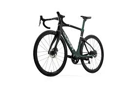 Sonic green Dogma F bike frame for road cyclists