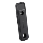Angled view of the Ravemen ABF01 bike finder highlighting its slim, low-profile black casing.