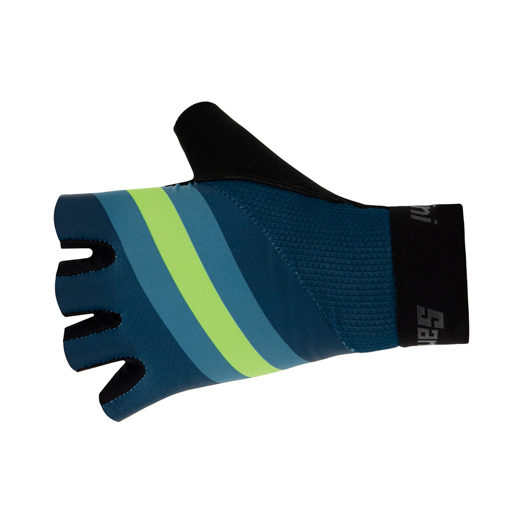 Santini Bengal Gloves-Fluo Green front view