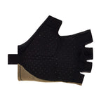 Palm view of Santini Brisk Mesh Gloves in Military Green showing the black anti-shock palm.