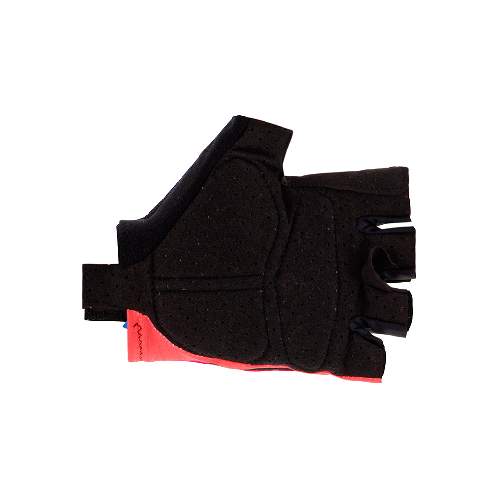 Santini Cubo Gloves-Granatina detail view