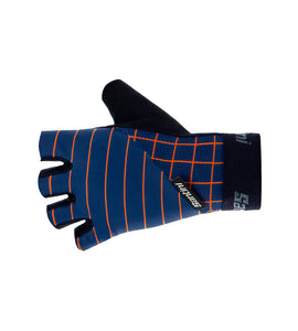Santini Dinamo Gel Gloves-Navy Blue