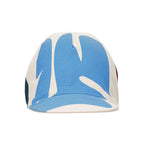 Santini EVO cycling cap in Cappuccino, side profile view.