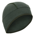 Santini Explorer Wool Winter Cap in green, product detail.