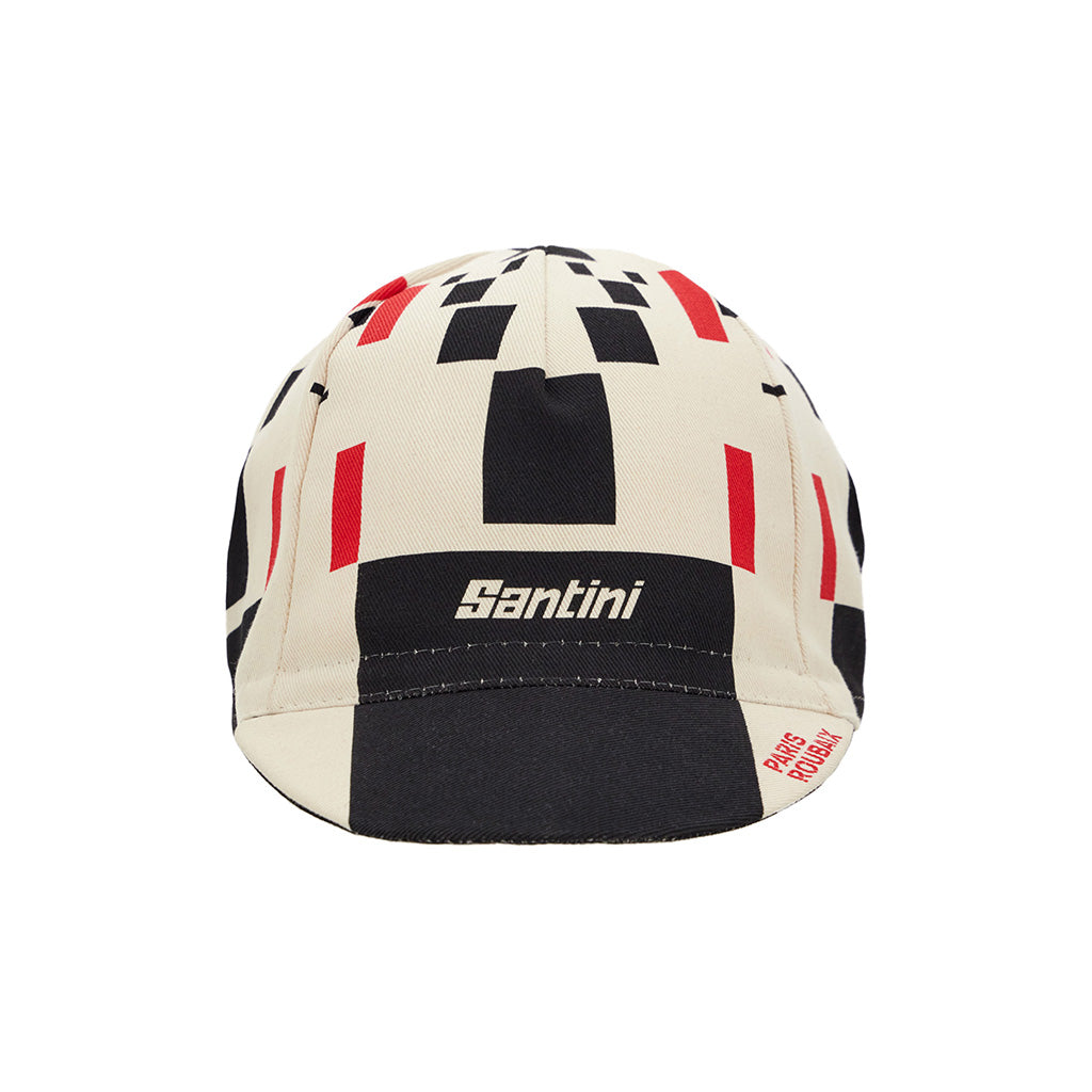 Back view of the Santini Paris-Roubaix cycling cap.