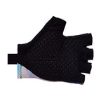 Santini TDF Arrivee Montmartre gloves in blue, detail view