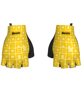 Santini TDF Grand Depart Barcelone Gloves-Yellow