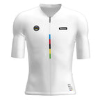 Santini UCI World Champion Mondo Unisex Jersey-White, front view