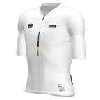 Santini UCI World Champion Mondo Unisex Jersey-White, side profile