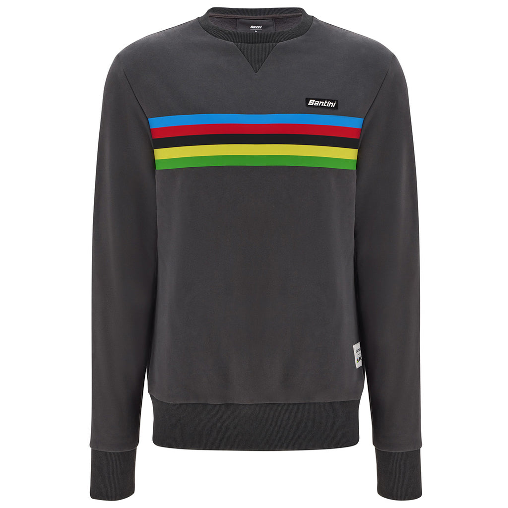 Santini UCI World Champion Sweatshirt-Grey