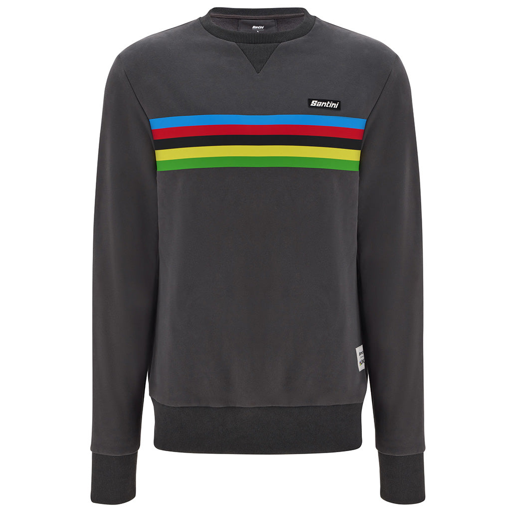 Santini UCI World Champion Sweatshirt-Grey