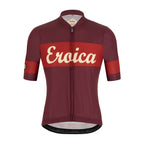 Shop Santini Eroica Ruby Wool Jersey (Bordeaux) Online in India | United By Cycling