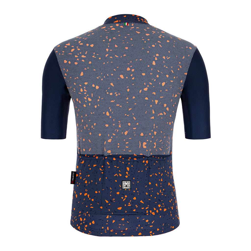 Men's Pro Performance cycling jersey by Santini – Nautica Blue