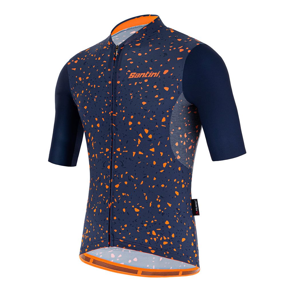 santini cycling jersey with Polartec Power Stretch fabric