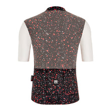 Rear view of Santini Delta Pietra cycling jersey with breathable mesh