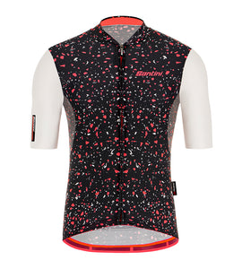 Santini Delta Pietra Jersey-(Black)