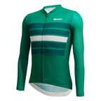 Side view of Santini Eco Sleek Bengal jersey with aerodynamic sleeve design