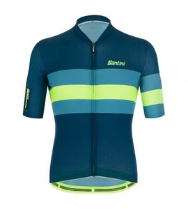Santini Eco Sleek Bengal Jersey-(Green)