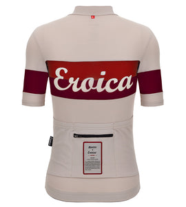 Santini Eroica Quiete Unisex Jersey-Cappuccino