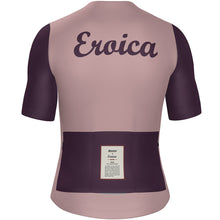 Back view of Santini Eroica Borgo Unisex Jersey Pink with triple rear pockets