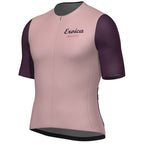 Breathable slim fit Santini Eroica Borgo Unisex Jersey Pink for vintage cycling