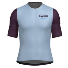 Vintage-style Eroica cycling jersey with slim fit and breathable fabric