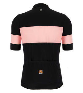Santini Eroica Gazza Wool Jersey-(Black)