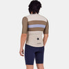 Back view of Santini Bengal jersey with triple rear pockets and elastic waist
