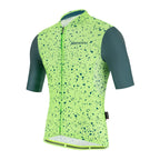 Front view of Santini Delta Pietra Jersey – aero fit and raw-cut sleeves