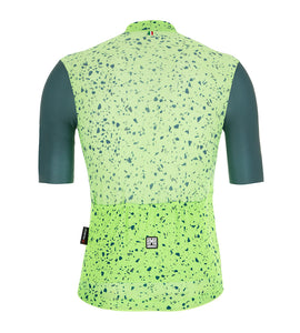 Santini Delta Pietra Jersey-(Military Green)